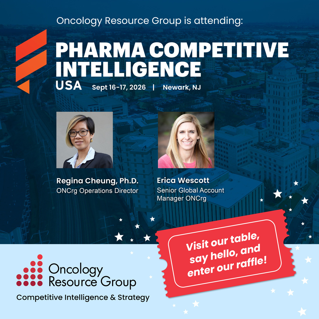 Heading to Newark for Pharma CI 2026? So are we!