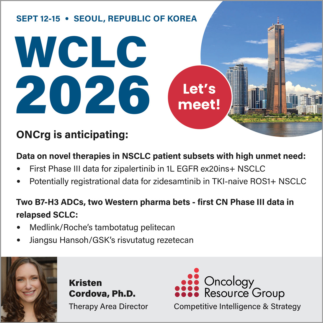 ONCrg is heading to WCLC 2026!